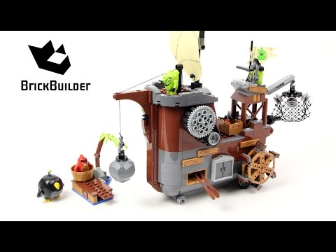 Unleash the Mayhem: Lego Angry Birds 75825 Piggy Pirate Ship Speed Build