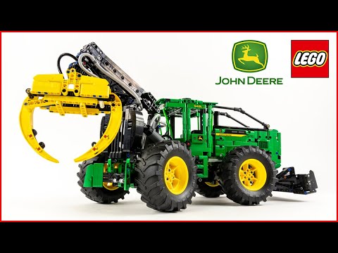 Unleashing the Power: LEGO TECHNIC 42157 John Deere 948L II Skidder Speed Build!