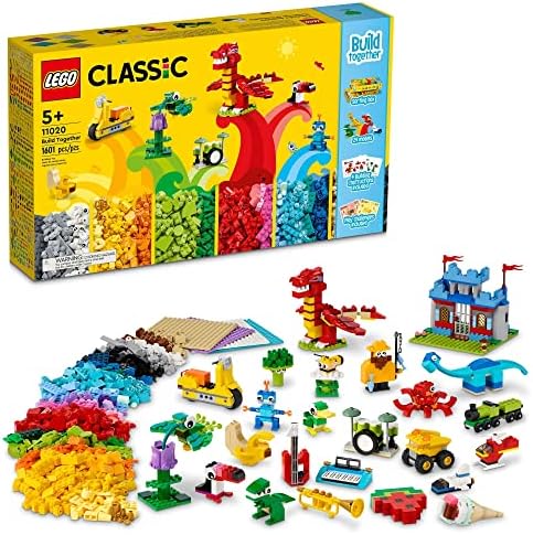 LEGO Classic Build Together: 1,601 Pieces for Kids 5+!