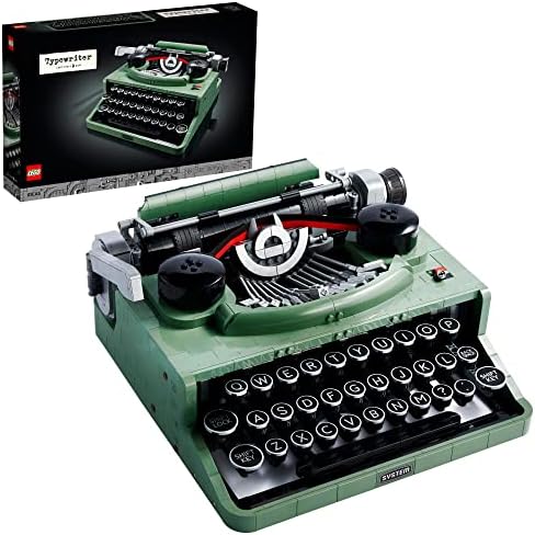LEGO Ideas Typewriter 21327: Retro Collectible Display Model – Perfect Creative Gift!