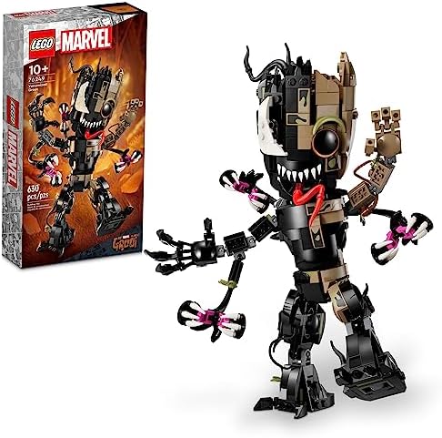 Transformable Venomized Groot: Buildable Marvel Action Figure, Perfect Birthday Gift for 10-Year-Old Guardians of the Galaxy Fans!