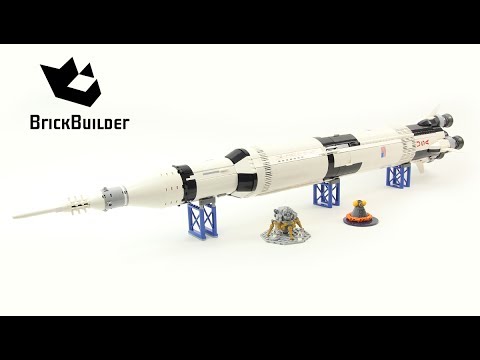 Building History: LEGO Ideas 21309 Apollo Saturn V Speed Build