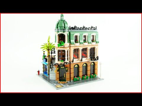 LEGO ICONS 10297: Boutique Hotel Speed Build – An Architectural Marvel!