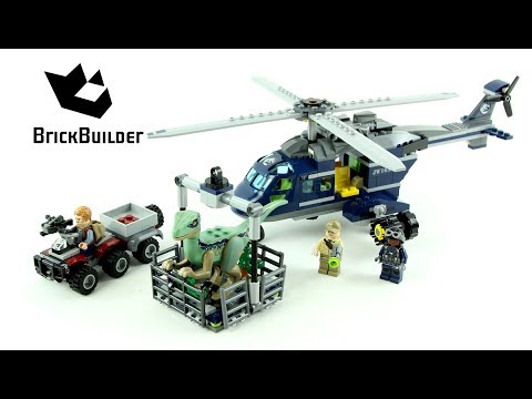 Roar into Action: LEGO Jurassic World 75928 Blue’s Helicopter Pursuit – Speed Build!