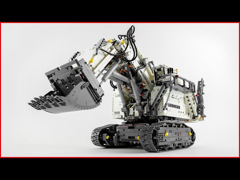 Unleashing the Beast: LEGO TECHNIC 42100 Liebherr R 9800 Speed Build by Brick Builder