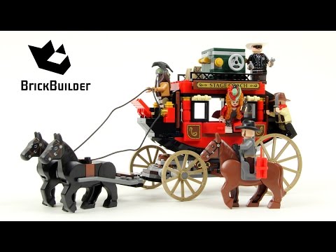 Wild West Speed Build: Lego Lone Ranger 79108 Stagecoach Escape!
