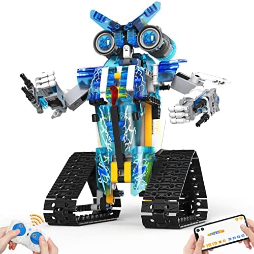 Programmable Building Blocks: Ultimate Remote Control Robotics Kit for Kids 6-12!