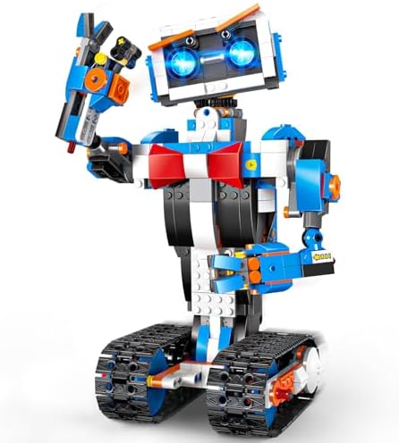 STEM Robot Building Kit – Engaging Coding & Engineering Toys for Boys & Girls (635 Pieces)
