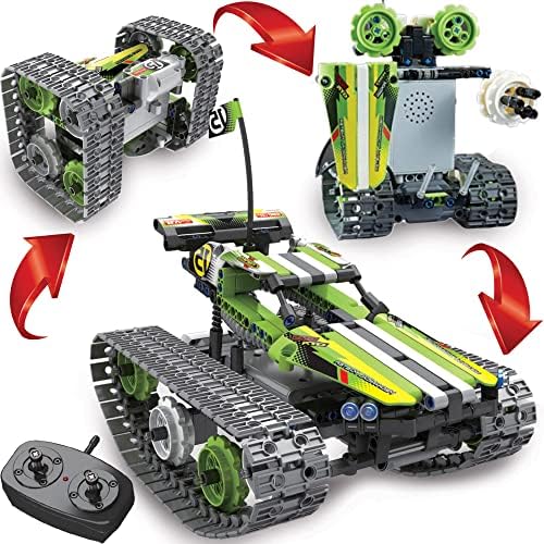 STEM Robot Building Kit for Ages 8-13 – Fun 3-in-1 RC Car Set – Perfect Birthday Gift for Boys!