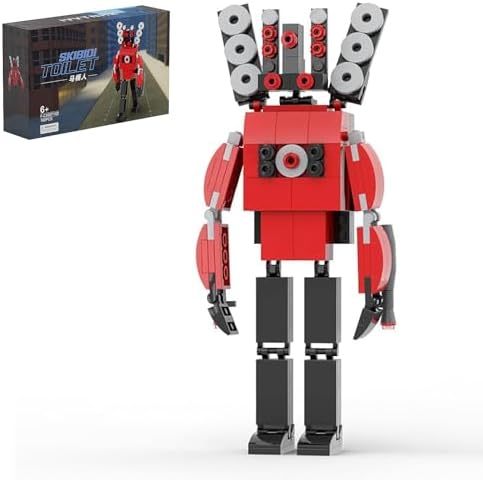 Skibidi Toilet Speakerman – Lego-Compatible Action Figure Set, Perfect Gift for Kids and Fans, 189 Pcs