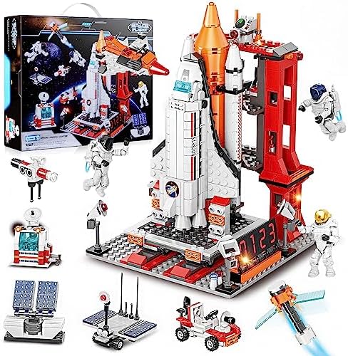 11-in-1 Space Shuttle Toy: Perfect Gift for Kids (855pcs)