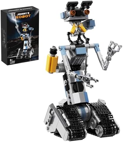 370 Pcs Johnny 5 Robot Set – Lego-Compatible, Perfect Gift for Ages 8-14 Boys